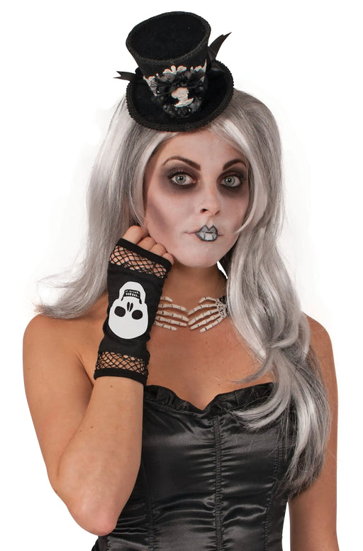 Skull Fingerless Gloves The Ultimate Balloon And Party Shop Cheltenham & Gloucester Balloons & Fancy Dress 