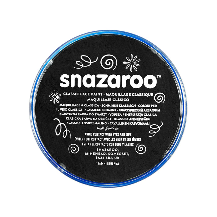Snazaroo Face Paint - Black The Ultimate Balloon And Party Shop Cheltenham & Gloucester Balloons & Fancy Dress 