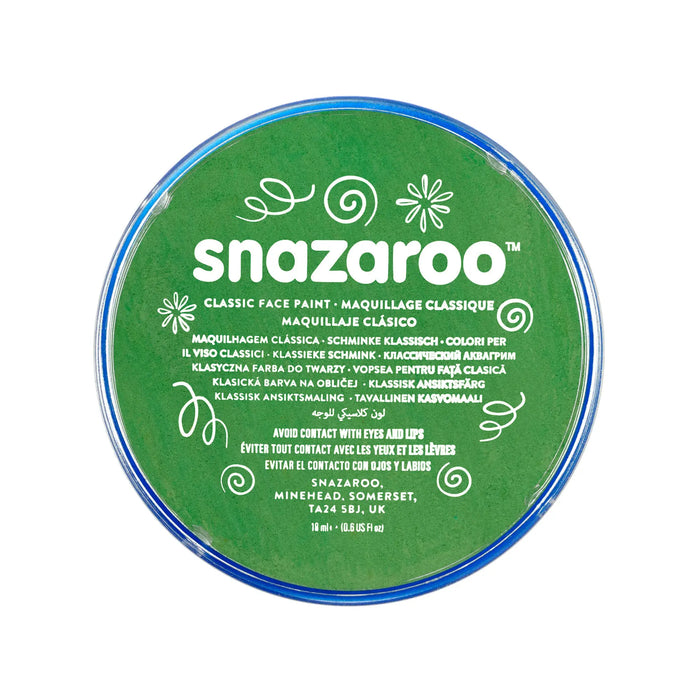 Snazaroo Face Paint - Grass Green The Ultimate Balloon And Party Shop Cheltenham & Gloucester Balloons & Fancy Dress 