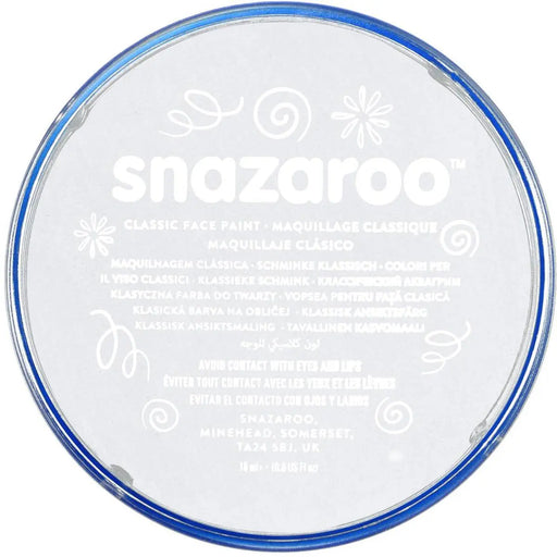 Snazaroo Face Paint - White The Ultimate Balloon And Party Shop Cheltenham & Gloucester Balloons & Fancy Dress 