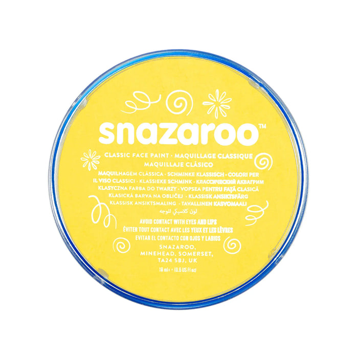 Snazaroo Face Paint - Yellow The Ultimate Balloon And Party Shop Cheltenham & Gloucester Balloons & Fancy Dress 