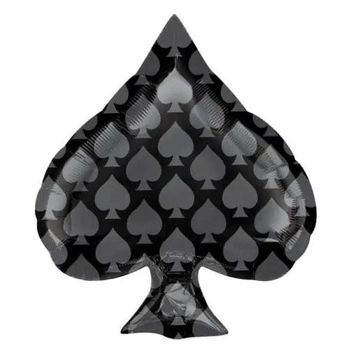 Spade Shaped Foil Balloon - Black The Ultimate Balloon And Party Shop Cheltenham & Gloucester Balloons & Fancy Dress 