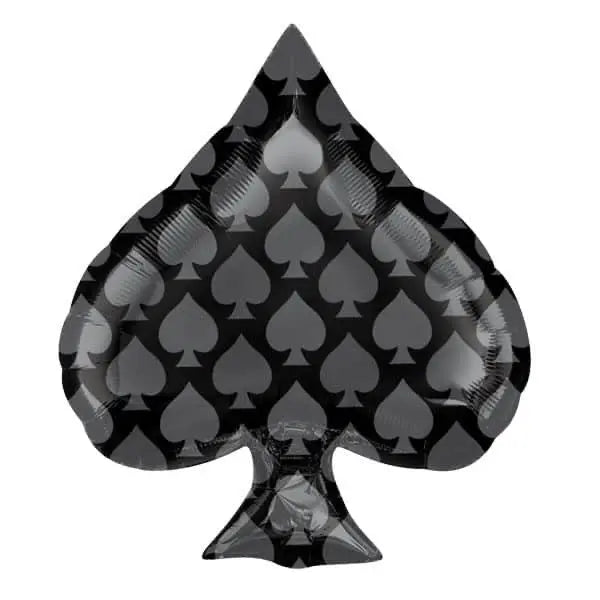 Spade Shaped Foil Balloon - Black The Ultimate Balloon And Party Shop Cheltenham & Gloucester Balloons & Fancy Dress 