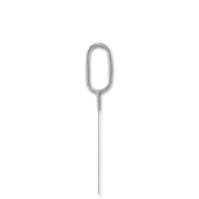 Sparkling Number Candle - 0 The Ultimate Balloon And Party Shop Cheltenham & Gloucester Balloons & Fancy Dress 