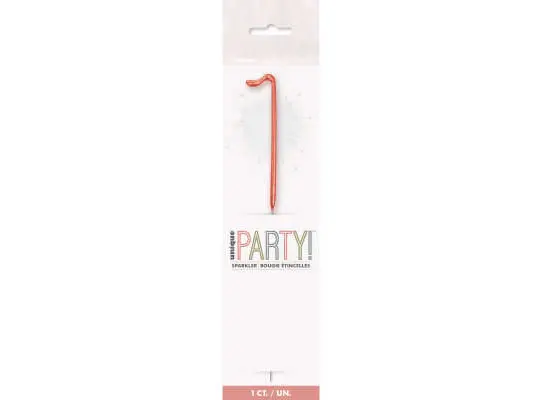 Sparkling Number Candle - 1 The Ultimate Balloon And Party Shop Cheltenham & Gloucester Balloons & Fancy Dress 