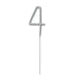 Sparkling Number Candle - 4 The Ultimate Balloon And Party Shop Cheltenham & Gloucester Balloons & Fancy Dress 