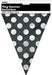 Spotty Bunting - Black The Ultimate Balloon And Party Shop Cheltenham & Gloucester Balloons & Fancy Dress 