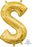 Letter S Foil Balloon - The Ultimate Balloon & Party Shop