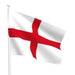 St. Georges Flag - 3 x 2ft The Ultimate Balloon And Party Shop Cheltenham & Gloucester Balloons & Fancy Dress 