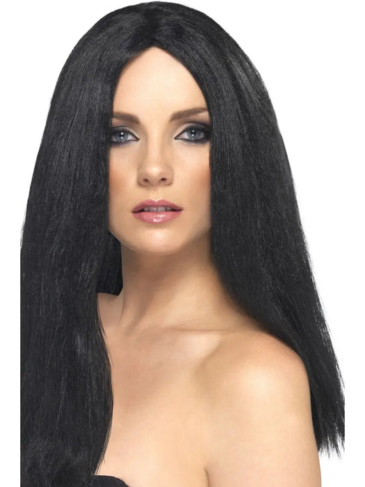 Star Style Black Female Wig The Ultimate Balloon And Party Shop Cheltenham & Gloucester Balloons & Fancy Dress 