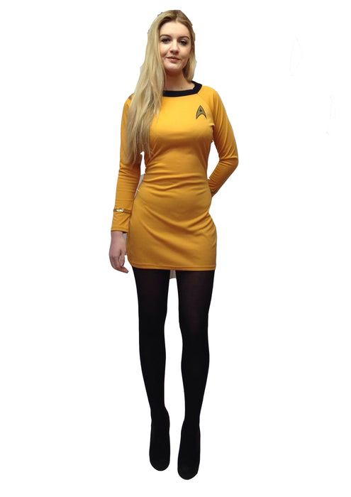 Women's Star Trek Dress Hire Costume - The Ultimate Balloon & Party Shop
