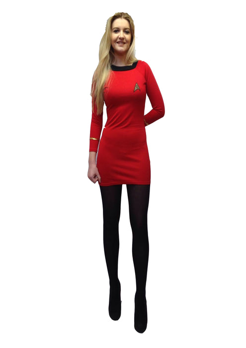 Women's Star Trek Dress Hire Costume - The Ultimate Balloon & Party Shop