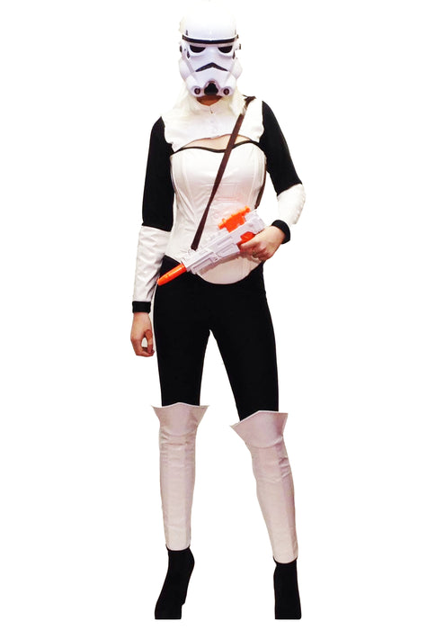 NEW White Space Soldier Hire Costume - The Ultimate Balloon & Party Shop