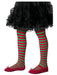 Striped Kids Tights - Red & Green The Ultimate Balloon And Party Shop Cheltenham & Gloucester Balloons & Fancy Dress 