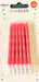 Striped Long Candles with plastic holders -  Pink The Ultimate Balloon And Party Shop Cheltenham & Gloucester Balloons & Fancy Dress 