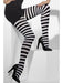 Striped Opaque Tights - Black/White The Ultimate Balloon And Party Shop Cheltenham & Gloucester Balloons & Fancy Dress 