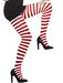 Striped Opaque Tights - Red/White The Ultimate Balloon And Party Shop Cheltenham & Gloucester Balloons & Fancy Dress 