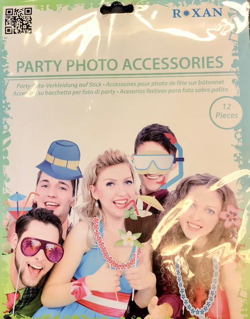 Summer Party Photo Booth Set (12piece) The Ultimate Balloon And Party Shop Cheltenham & Gloucester Balloons & Fancy Dress 