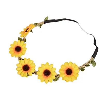 Sunflower Hippie Headband The Ultimate Balloon And Party Shop Cheltenham & Gloucester Balloons & Fancy Dress 