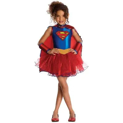 Supergirl Children's Costume The Ultimate Balloon And Party Shop Cheltenham & Gloucester Balloons & Fancy Dress 