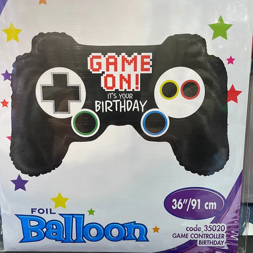 Supershape Game Controller Birthday Balloon The Ultimate Balloon And Party Shop Cheltenham & Gloucester Balloons & Fancy Dress 