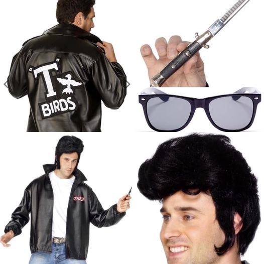 Grease T-Bird Costume Dressing Up Kit
