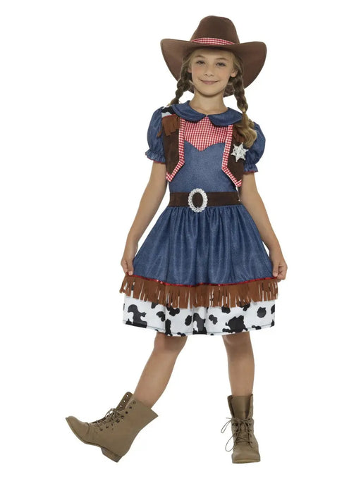Texan Cowgirl Children's Costume The Ultimate Balloon And Party Shop Cheltenham & Gloucester Balloons & Fancy Dress 