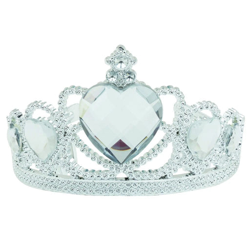 Tiara With Large Stones - Silver The Ultimate Balloon And Party Shop Cheltenham & Gloucester Balloons & Fancy Dress 