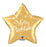 18" Foil Christmas Star Balloon - Gold - The Ultimate Balloon & Party Shop