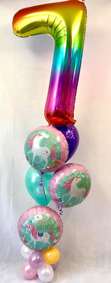 Unicorn Age Balloon Display - The Ultimate Balloon & Party Shop