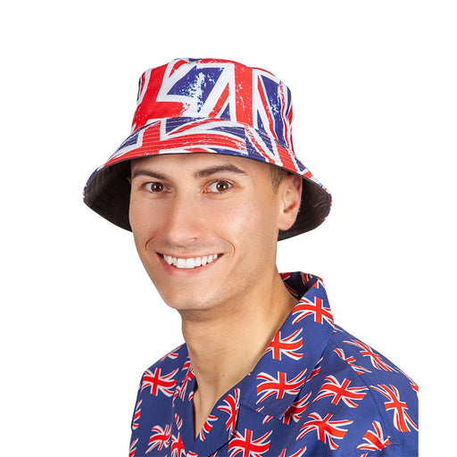 Union Jack Bucket Hat The Ultimate Balloon And Party Shop Cheltenham & Gloucester Balloons & Fancy Dress 
