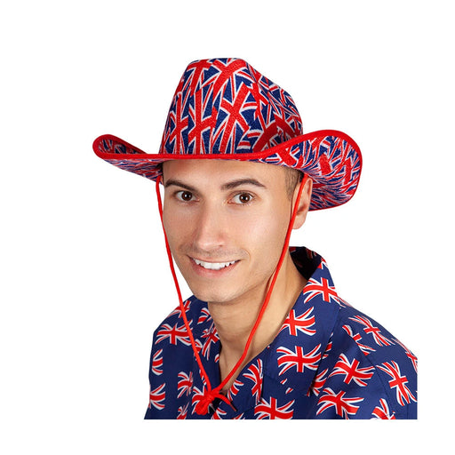 Union Jack Cowboy Hat The Ultimate Balloon And Party Shop Cheltenham & Gloucester Balloons & Fancy Dress 