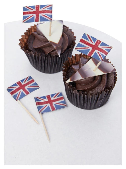 Union Jack Cupcake Toppers The Ultimate Balloon And Party Shop Cheltenham & Gloucester Balloons & Fancy Dress 