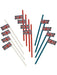 Union Jack Paper Straws (12pk) The Ultimate Balloon And Party Shop Cheltenham & Gloucester Balloons & Fancy Dress 
