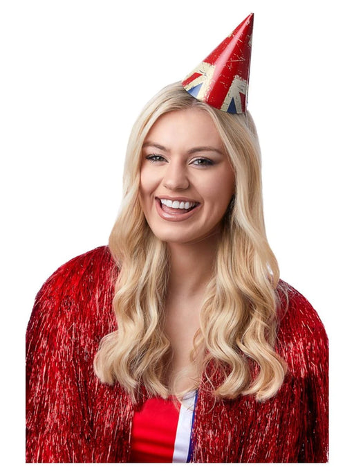 Union Jack Vintage Cone Party Hats The Ultimate Balloon And Party Shop Cheltenham & Gloucester Balloons & Fancy Dress 
