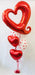 Valentine's Large Dazzle Heart Balloon Display The Ultimate Balloon And Party Shop Cheltenham & Gloucester Balloons & Fancy Dress 
