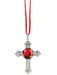 Vampire Jewelled Cross Necklace The Ultimate Balloon And Party Shop Cheltenham & Gloucester Balloons & Fancy Dress 