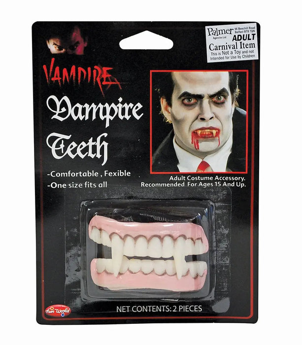 Vampire Teeth - Double Set The Ultimate Balloon And Party Shop Cheltenham & Gloucester Balloons & Fancy Dress 