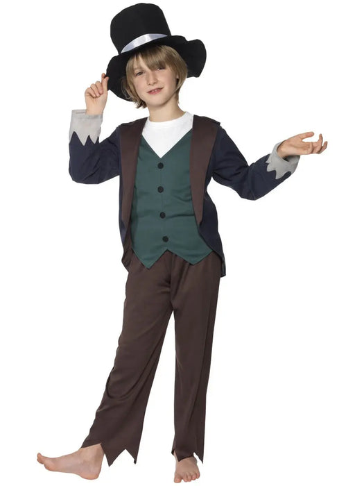 Victorian Poor Boy Child's Costume The Ultimate Balloon And Party Shop Cheltenham & Gloucester Balloons & Fancy Dress 