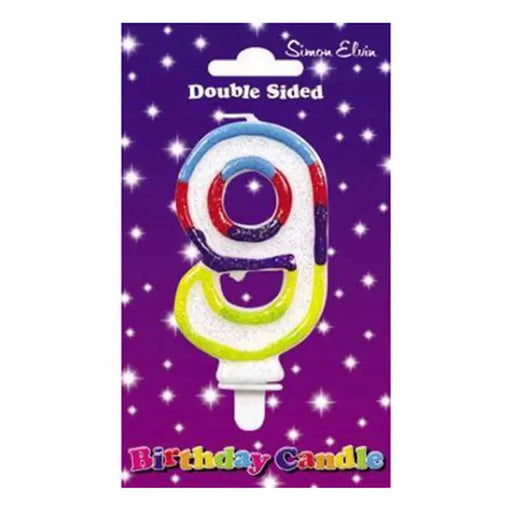 Wax Number Candle - 9 The Ultimate Balloon And Party Shop Cheltenham & Gloucester Balloons & Fancy Dress 