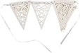 Wedding Bunting - White Swirls The Ultimate Balloon And Party Shop Cheltenham & Gloucester Balloons & Fancy Dress 