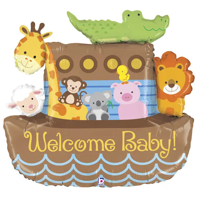 Welcome Baby Super Shape Foil Balloon - Noah’s Arc The Ultimate Balloon And Party Shop Cheltenham & Gloucester Balloons & Fancy Dress 