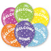 Welcome Home Printed Asst Colour Balloons 6 Pack The Ultimate Balloon And Party Shop Cheltenham & Gloucester Balloons & Fancy Dress 