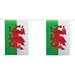 Welsh Bunting 3m Fabric The Ultimate Balloon And Party Shop Cheltenham & Gloucester Balloons & Fancy Dress 