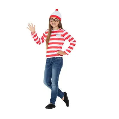 Where's Wally Instant Kit Children's Costume The Ultimate Balloon And Party Shop Cheltenham & Gloucester Balloons & Fancy Dress 