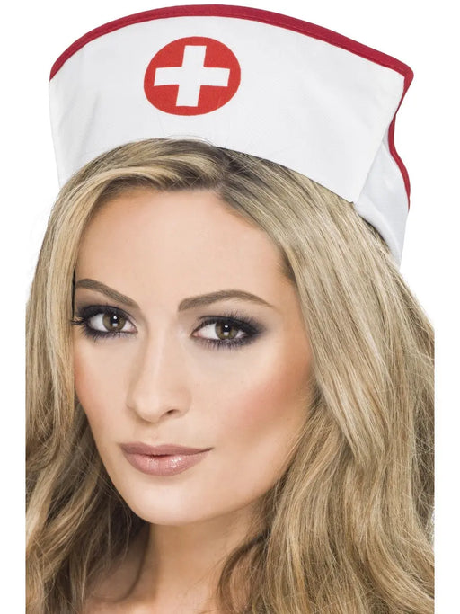White Nurse Female Hat The Ultimate Balloon And Party Shop Cheltenham & Gloucester Balloons & Fancy Dress 