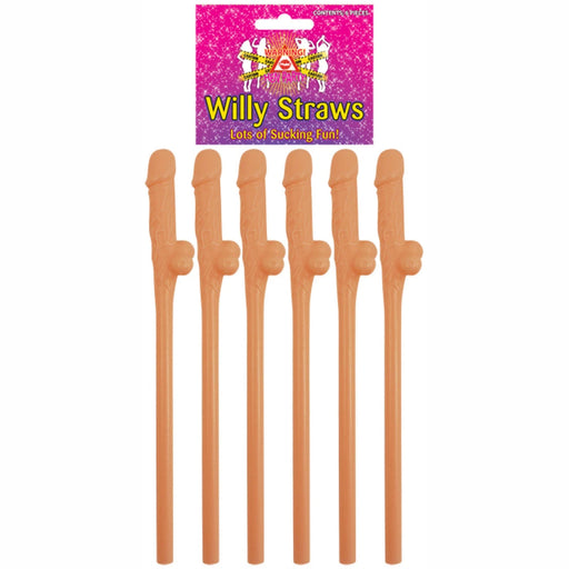 Willy Drinking Straws (6 pack) The Ultimate Balloon And Party Shop Cheltenham & Gloucester Balloons & Fancy Dress 