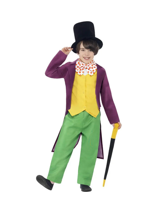 Willy Wonka Children's Costume The Ultimate Balloon And Party Shop Cheltenham & Gloucester Balloons & Fancy Dress 