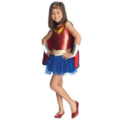 WonderWoman Children's Costume The Ultimate Balloon And Party Shop Cheltenham & Gloucester Balloons & Fancy Dress 