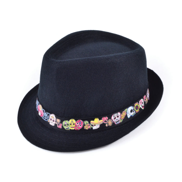 Day Of The Dead Fedora - The Ultimate Balloon & Party Shop